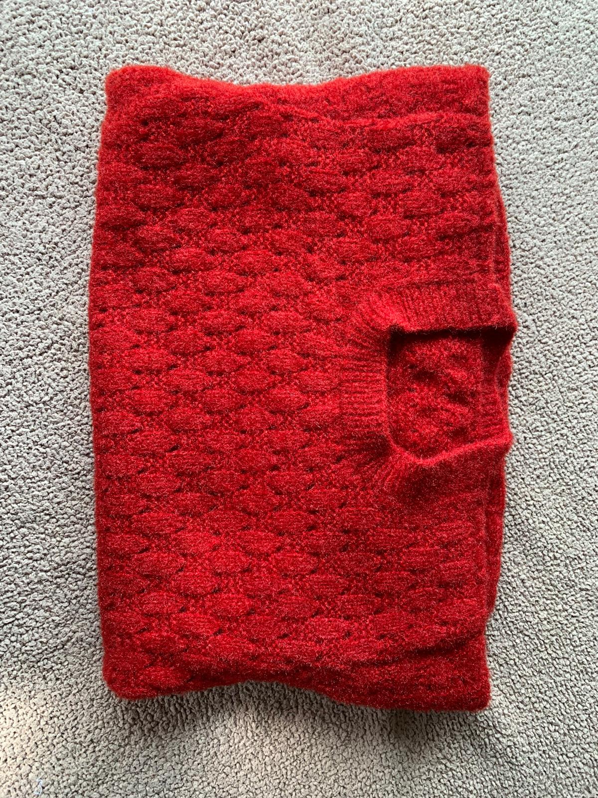 Red sweater