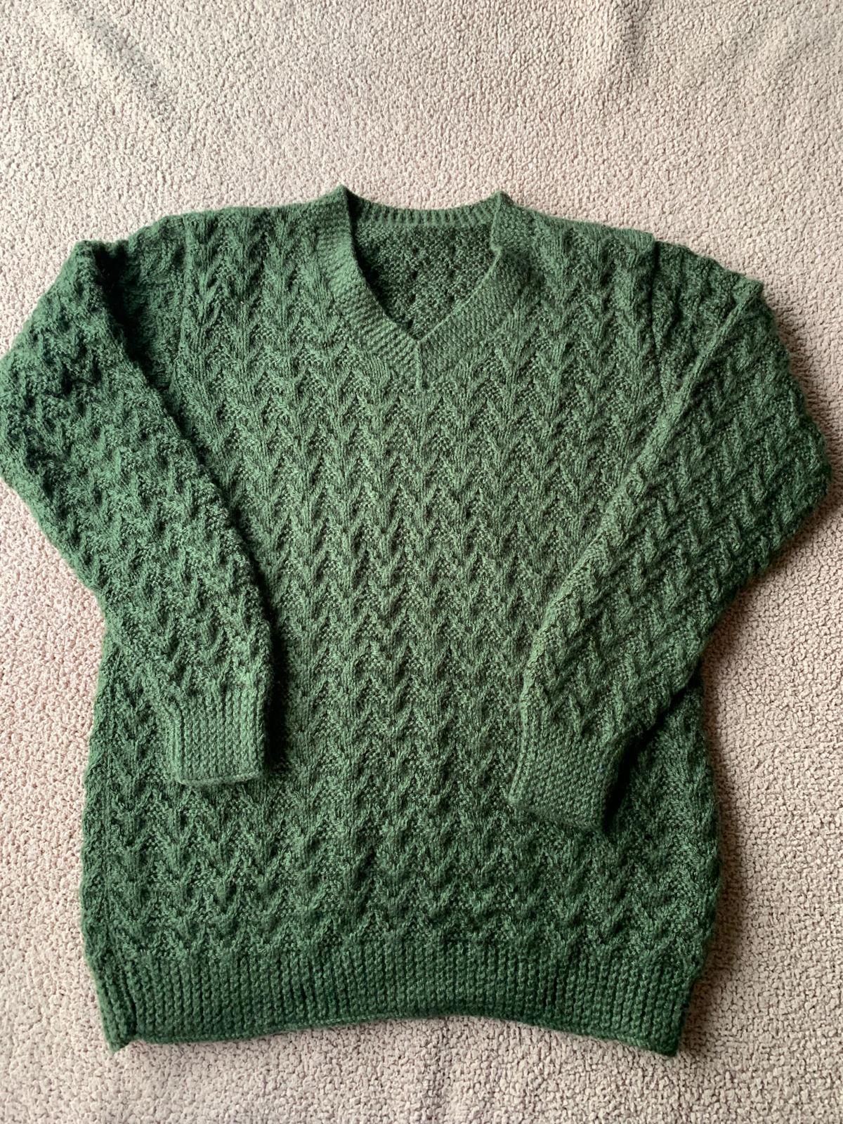 Large handmade unisex sweater