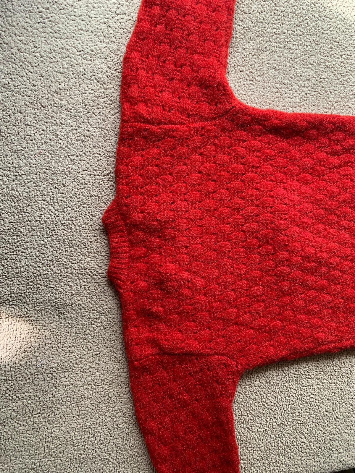 Red sweater