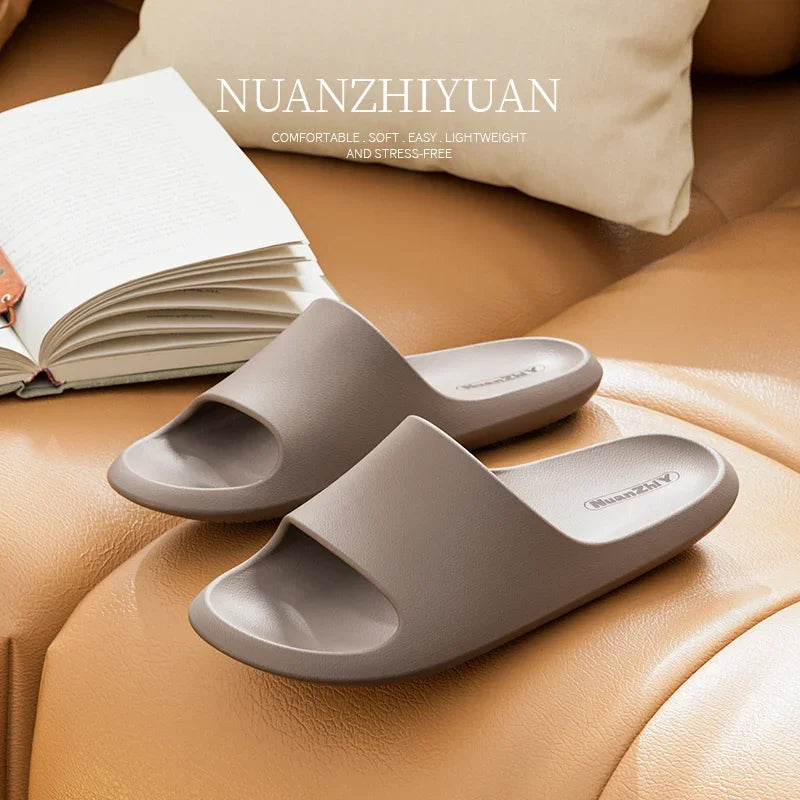 Women Cloud Slippers Men Summer EVA Non-slip Bathroom Shoes Couple Unisex Home Indoor Outdoor Beach Sandals