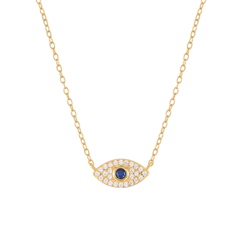 CANNER Crystal Zircon 925 Sterling Silver Necklace For Women Pendente Fine Jewelry Long Chain Wedding Party Accessory Mom Gift