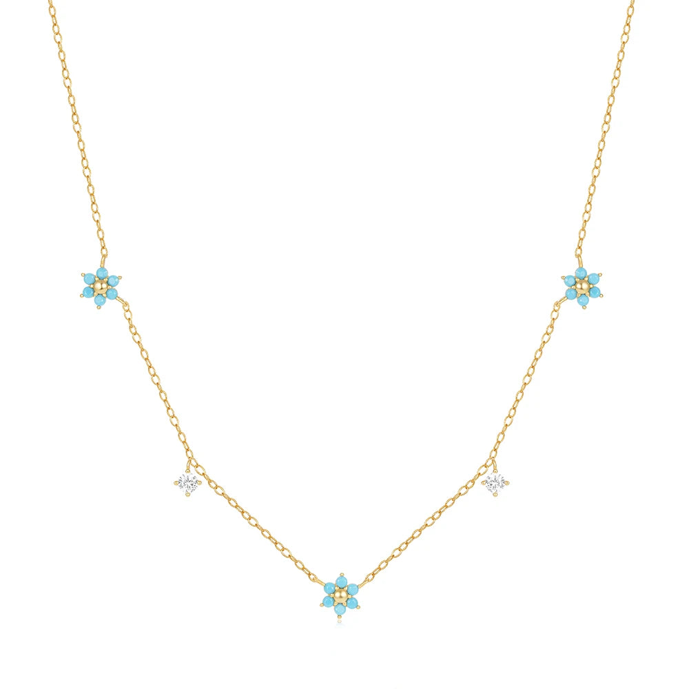 CANNER Crystal Zircon 925 Sterling Silver Necklace For Women Pendente Fine Jewelry Long Chain Wedding Party Accessory Mom Gift