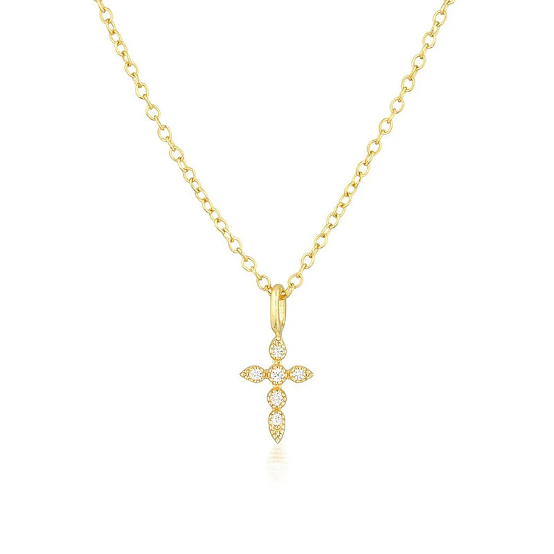 CANNER Crystal Zircon 925 Sterling Silver Necklace For Women Pendente Fine Jewelry Long Chain Wedding Party Accessory Mom Gift