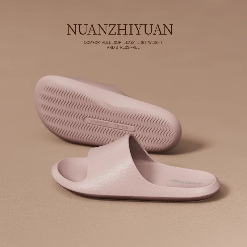 Women Cloud Slippers Men Summer EVA Non-slip Bathroom Shoes Couple Unisex Home Indoor Outdoor Beach Sandals