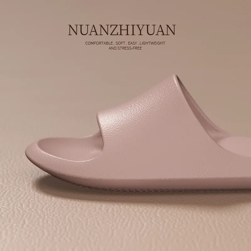 Women Cloud Slippers Men Summer EVA Non-slip Bathroom Shoes Couple Unisex Home Indoor Outdoor Beach Sandals