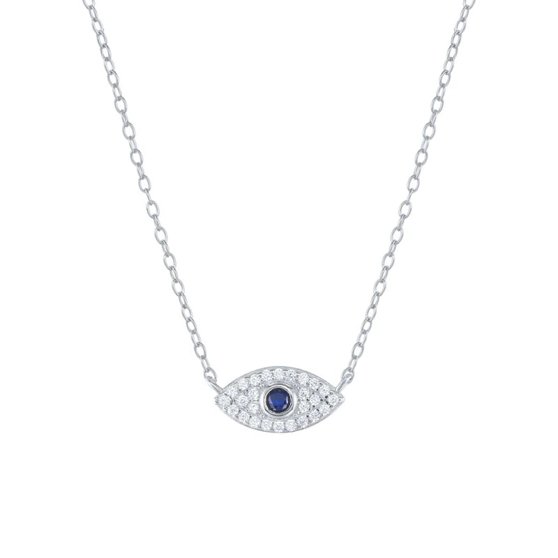 CANNER Crystal Zircon 925 Sterling Silver Necklace For Women Pendente Fine Jewelry Long Chain Wedding Party Accessory Mom Gift