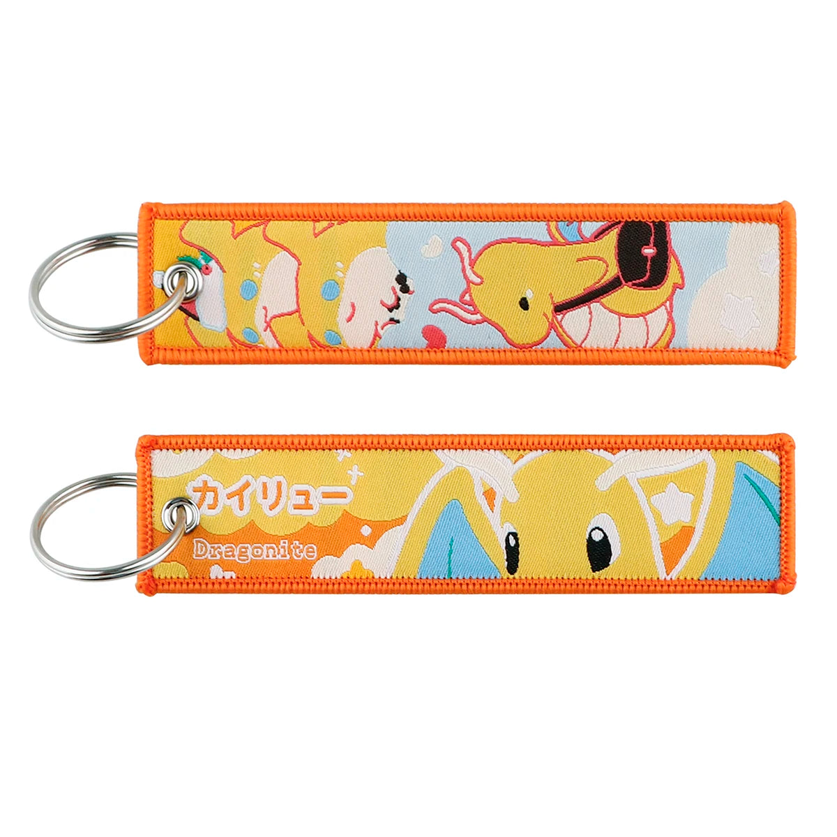 Japanese Hot Anime Characters Embroidered Key Cool Cartoon KeyTag Keychain for Motorcycles Keyring Jewelry Accessories Gifts 1pc