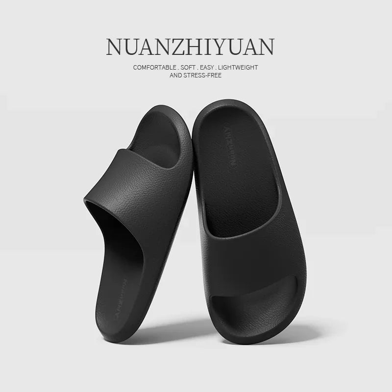 Women Cloud Slippers Men Summer EVA Non-slip Bathroom Shoes Couple Unisex Home Indoor Outdoor Beach Sandals