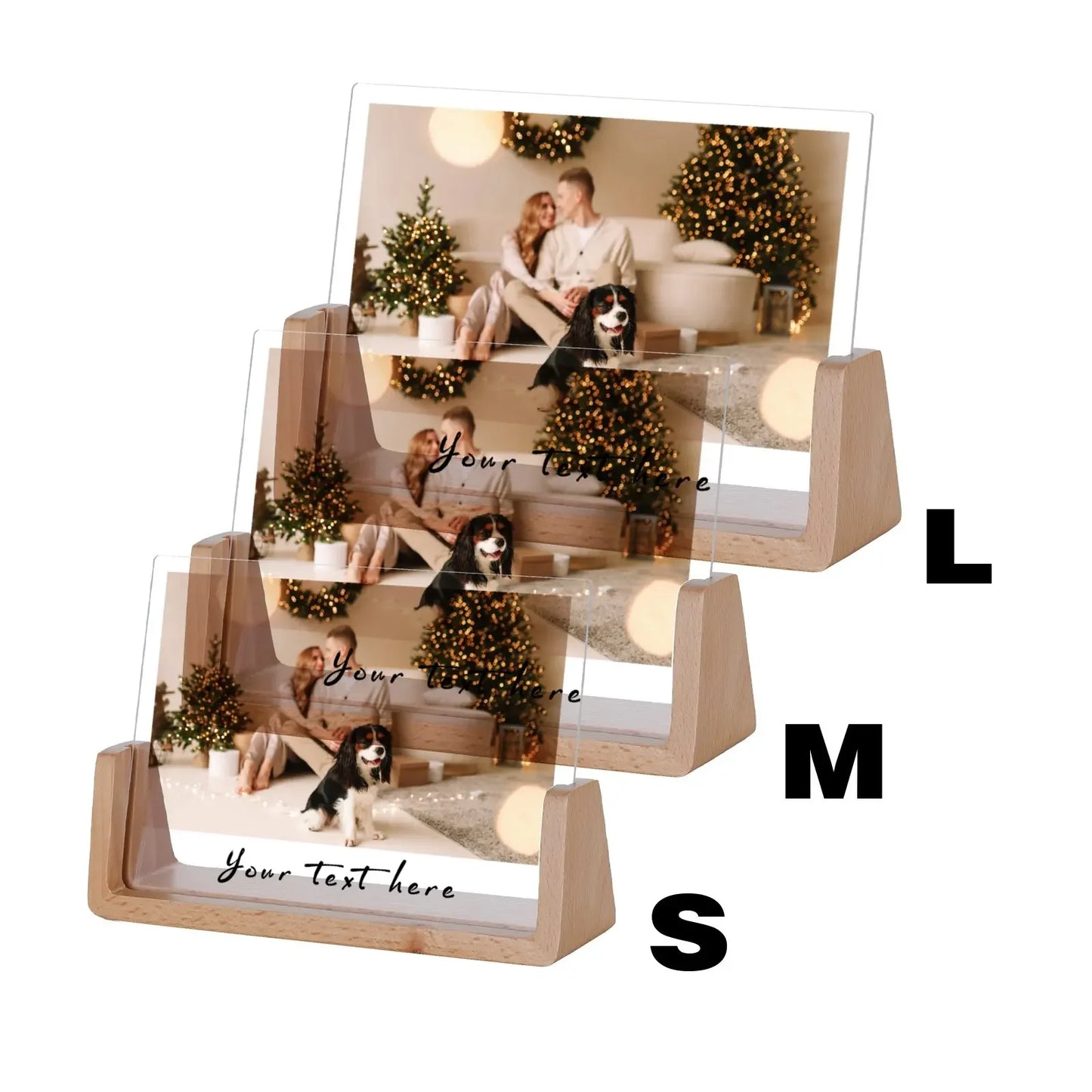 Custom Couple Picture Frame Personalised Your Text Plaque for Husband Wife Bedroom Desktop Display Valentines Day Gifts Ideas