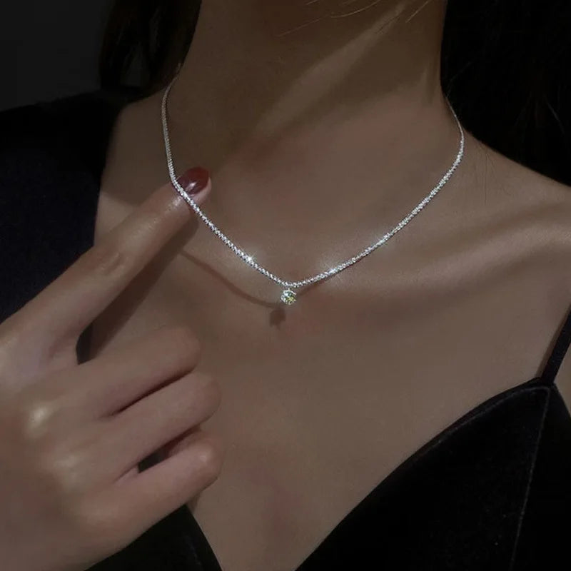 2023 New Fashion Trend Unique Design Delicate Vintage Zircon Flower Pearl Necklace Women Jewelry Wedding Party Premium Gift