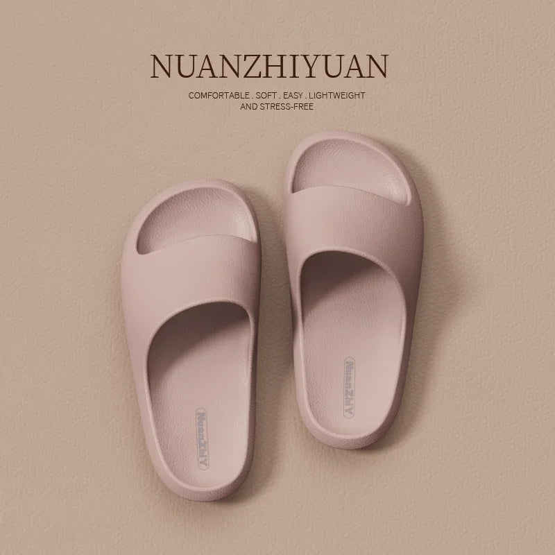 Women Cloud Slippers Men Summer EVA Non-slip Bathroom Shoes Couple Unisex Home Indoor Outdoor Beach Sandals