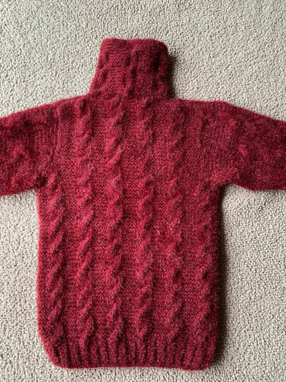 Sweater with Indian style cap