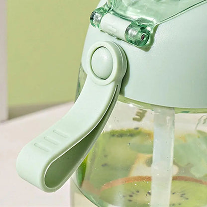 Children's Water Bottle For School Portable Cartoon Dinosaur Sippy Cup Creative Feeding Cup With Straws And Lids Drinkware ﻿