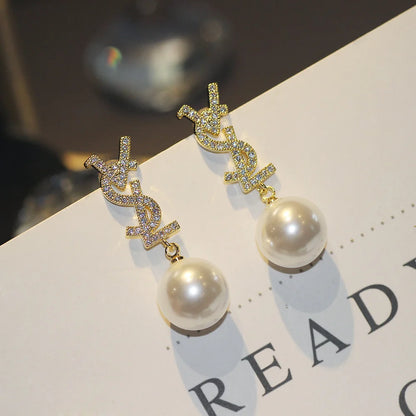 2024 Luxury Brand Gold Color Matte Texture Metal Retro Earrings For Women Girls Fashion Party Trend Party Jewelry Gifts Earrings