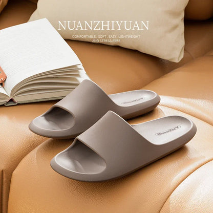 Women Cloud Slippers Men Summer EVA Non-slip Bathroom Shoes Couple Unisex Home Indoor Outdoor Beach Sandals