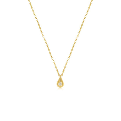 CANNER Crystal Zircon 925 Sterling Silver Necklace For Women Pendente  Fine Jewelry Long Chain Wedding Party Accessory Mom Gift