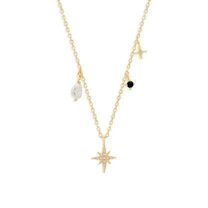 CANNER Crystal Zircon 925 Sterling Silver Necklace For Women Pendente  Fine Jewelry Long Chain Wedding Party Accessory Mom Gift
