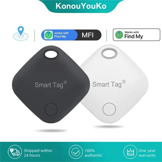 Key Tracker Tag Compatible with Bluetooth Find My APP , Mini Key Finder Locator Portable Smart Tracker Anti-lost Device for IOS