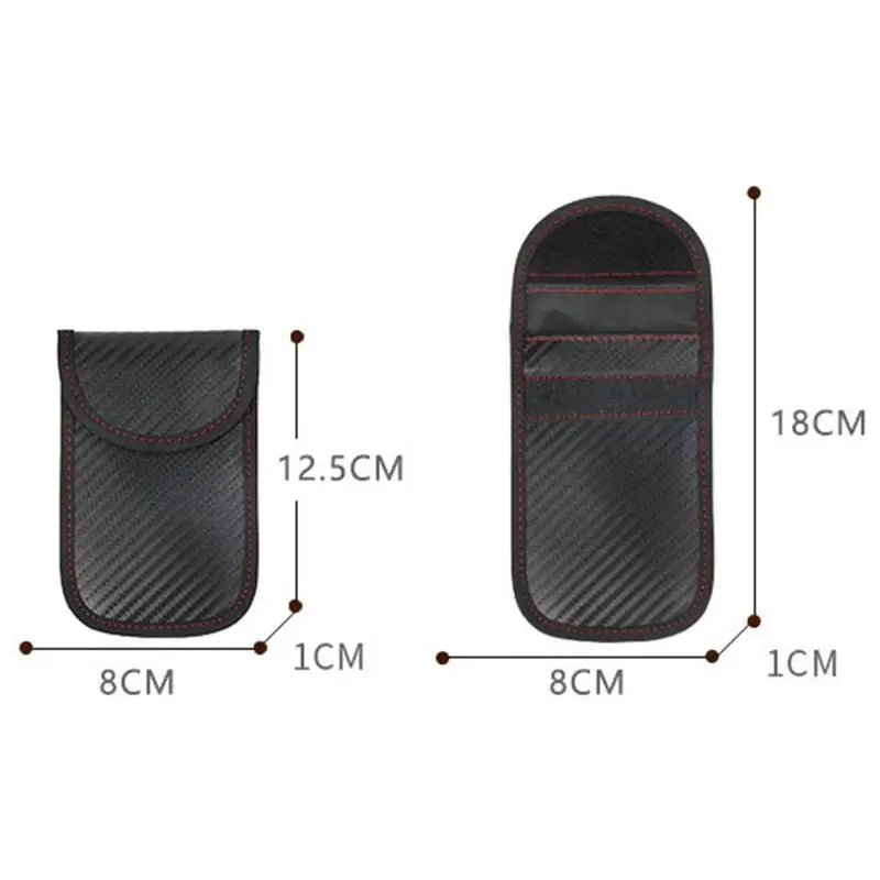 New Key Signal Blocking Case Protector Pouch Privacy Protection Signal Blocker Safe Lock Bag Car Keys Car Anti Theft Bags