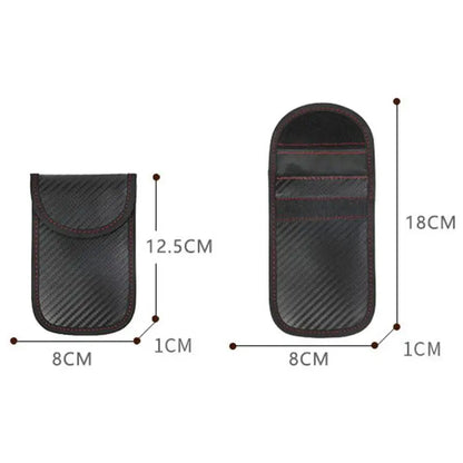 New Key Signal Blocking Case Protector Pouch Privacy Protection Signal Blocker Safe Lock Bag Car Keys Car Anti Theft Bags
