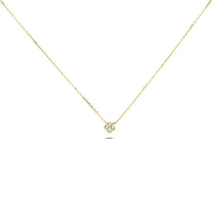 CANNER Crystal Zircon 925 Sterling Silver Necklace For Women Pendente  Fine Jewelry Long Chain Wedding Party Accessory Mom Gift