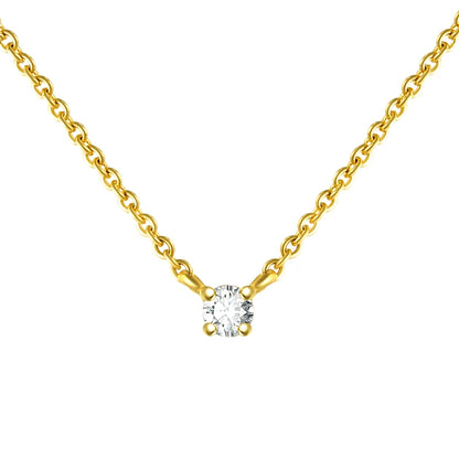 CANNER Crystal Zircon 925 Sterling Silver Necklace For Women Pendente  Fine Jewelry Long Chain Wedding Party Accessory Mom Gift