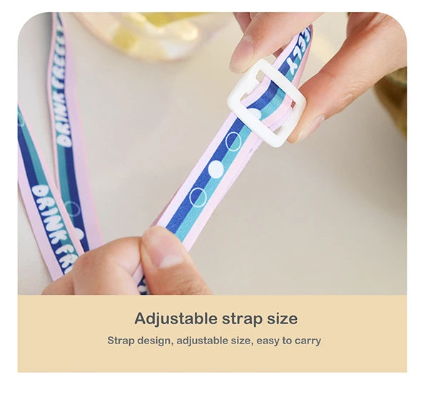 600ML Kawaii Summer Children's Water Cup High-value Fall-proof Straw Cup Boys and Cirls Go to School Baby Kettle