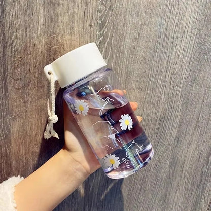 Cartoon Animal Baby Water for Boy Girl Bottle With Straw Girls Kids Large Portable Travel