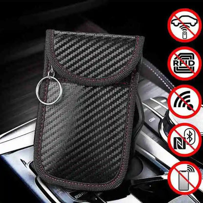 New Key Signal Blocking Case Protector Pouch Privacy Protection Signal Blocker Safe Lock Bag Car Keys Car Anti Theft Bags