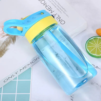 DIY Children Water Bottles Portable 480ML Personalized Outdoor Safety Plastic Drinking Cup For Birth Gift Free Customize Names