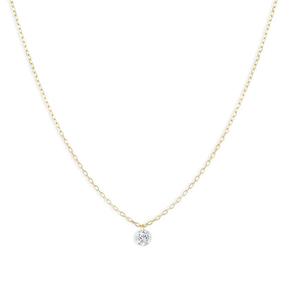 CANNER Crystal Zircon 925 Sterling Silver Necklace For Women Pendente  Fine Jewelry Long Chain Wedding Party Accessory Mom Gift