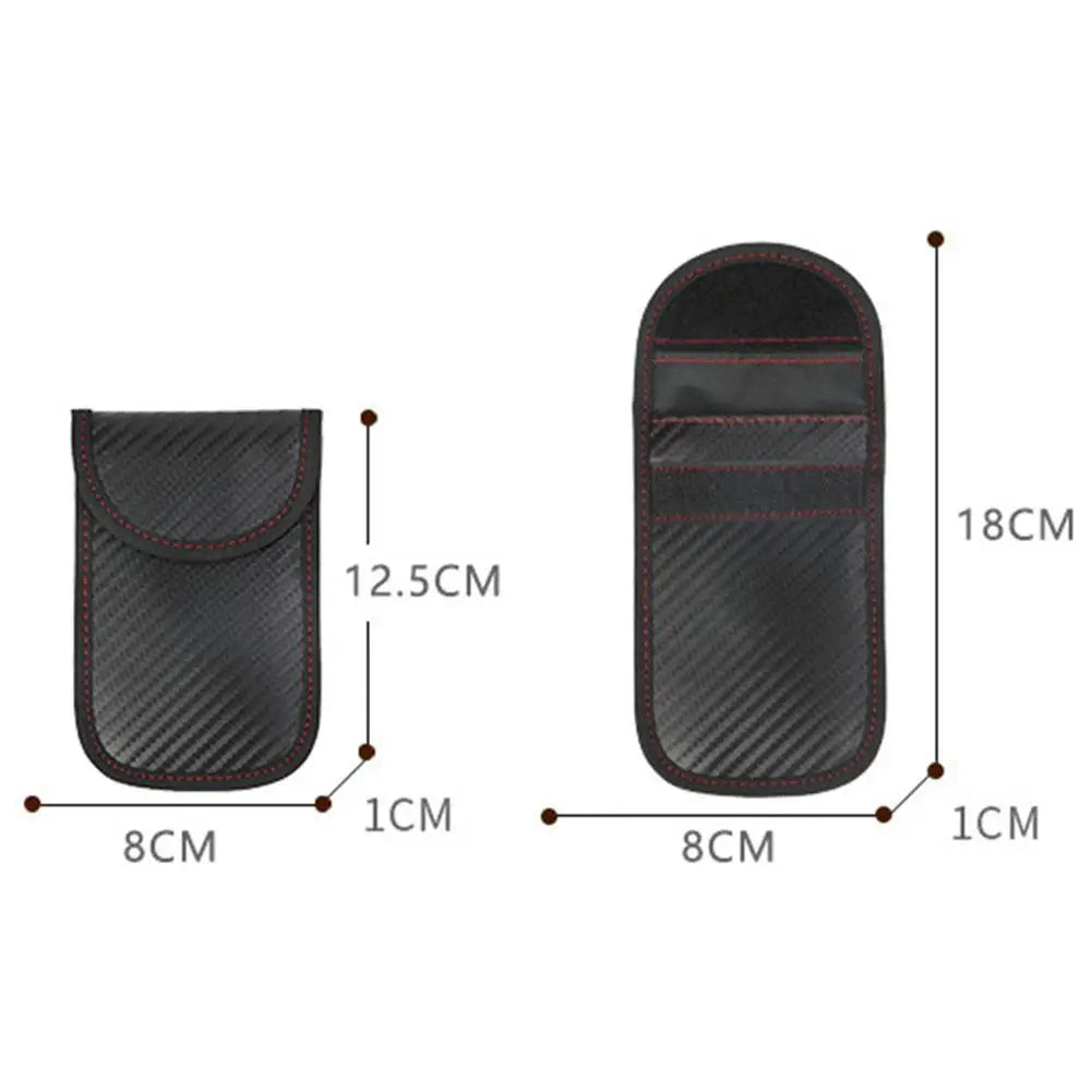 New Key Signal Blocking Case Protector Pouch Privacy Protection Signal Blocker Safe Lock Bag Car Keys Car Anti Theft Bags
