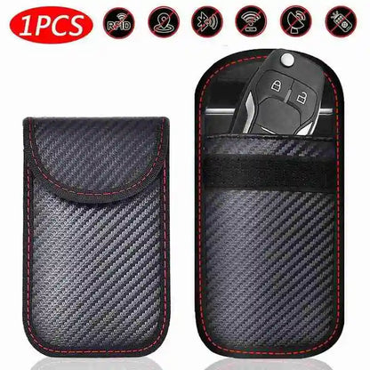 New Key Signal Blocking Case Protector Pouch Privacy Protection Signal Blocker Safe Lock Bag Car Keys Car Anti Theft Bags