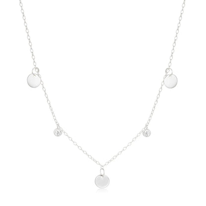CANNER Crystal Zircon 925 Sterling Silver Necklace For Women Pendente  Fine Jewelry Long Chain Wedding Party Accessory Mom Gift